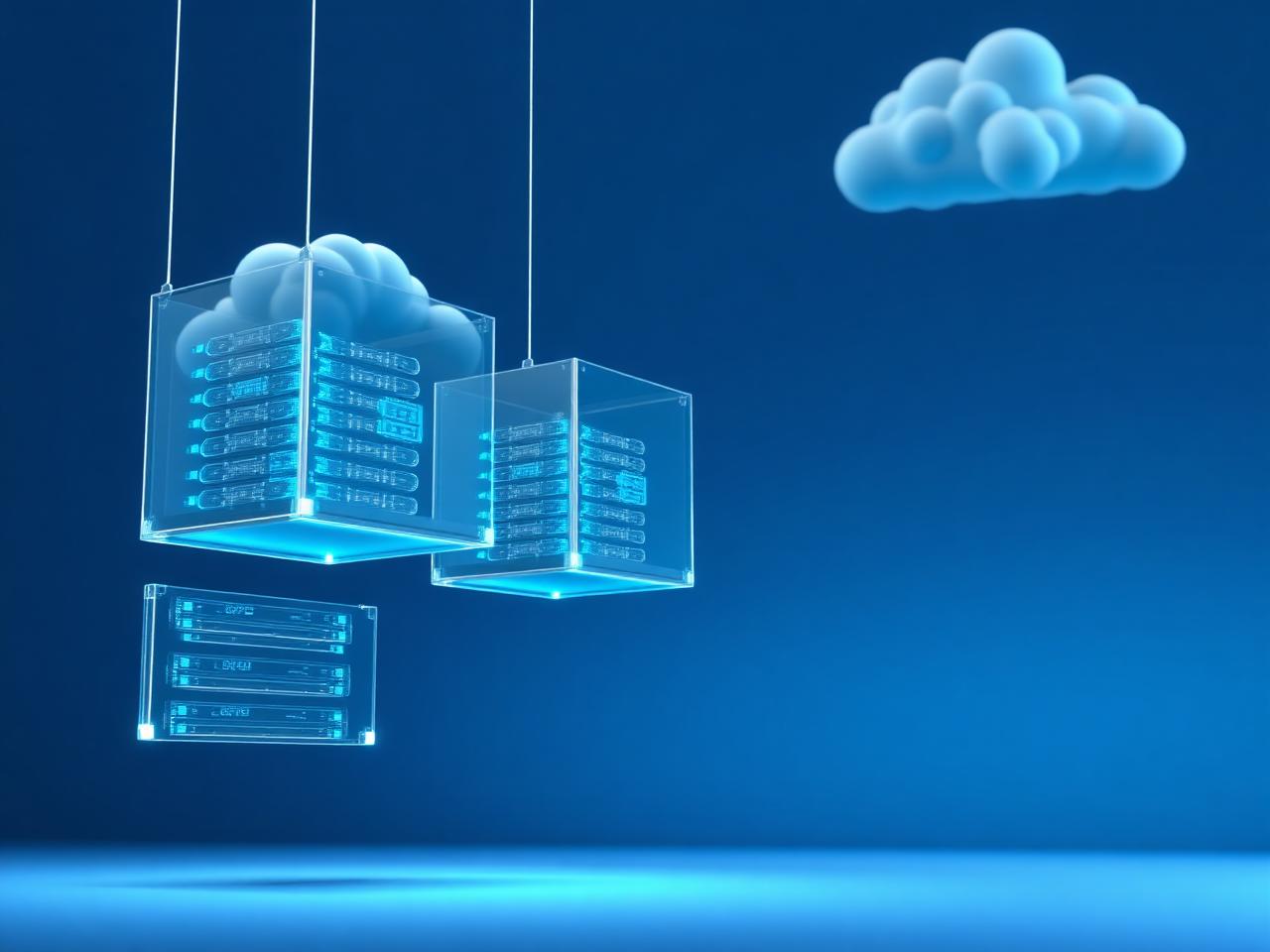 Cloud infrastructure illustration